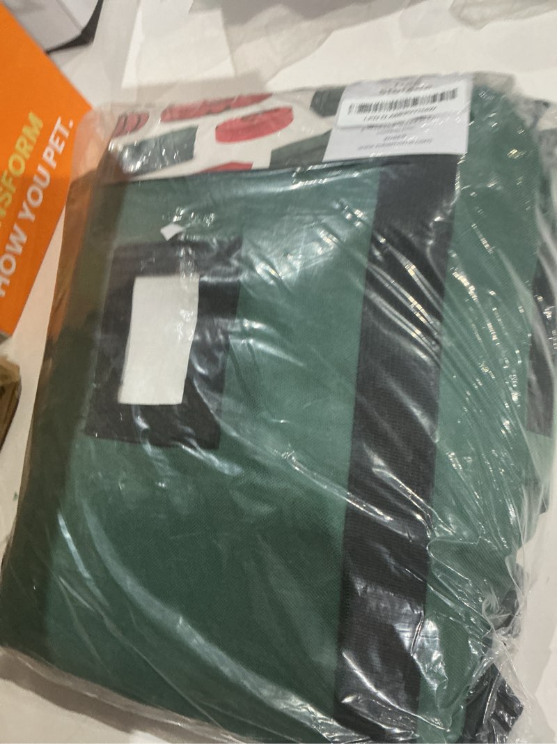 Condition photo showing Good Condition for zober wide christmas tree storage bag - maximum accessibility - fits 9 ft trees - 600d oxford fabric christmas tree bag for storage box for xmas - strong, durable straps & handles - card slot - green 9 ft green