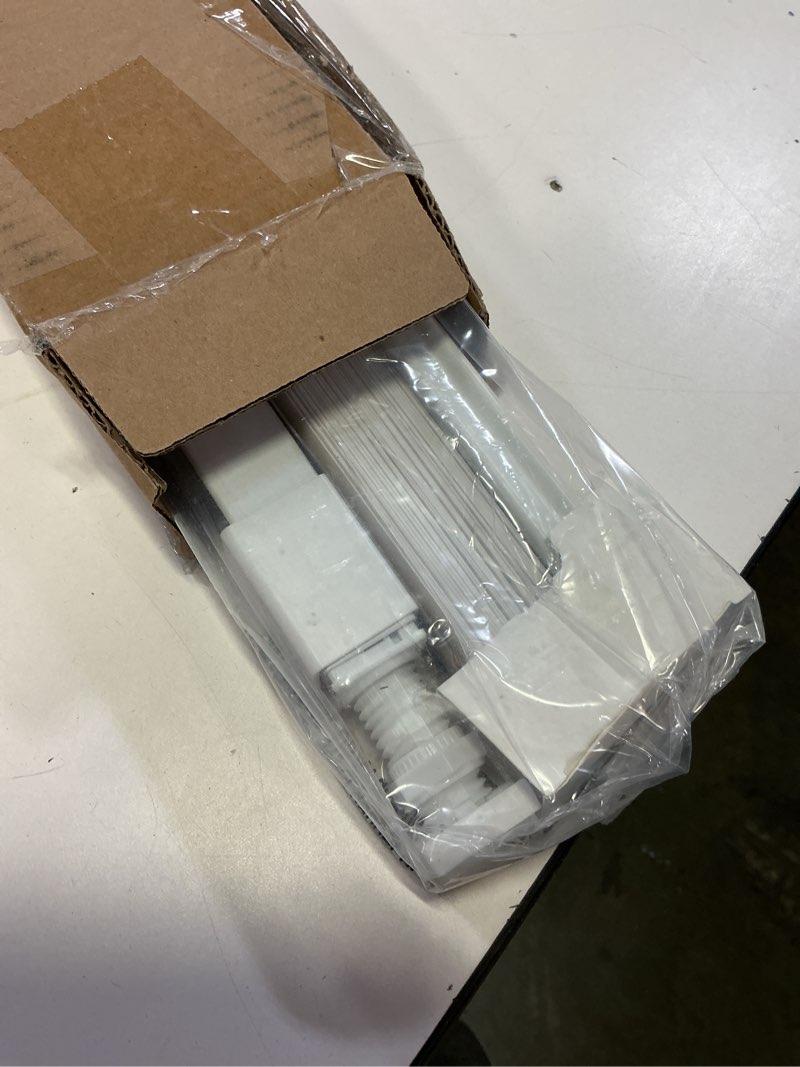 Condition photo showing Good Condition for lazblinds no tools no drill 1" vinyl mini blinds, cordless blinds for windows, light filtering horizontal window blinds & shades, 34" w x 48" h, white cordless-white 34" w x 48" h