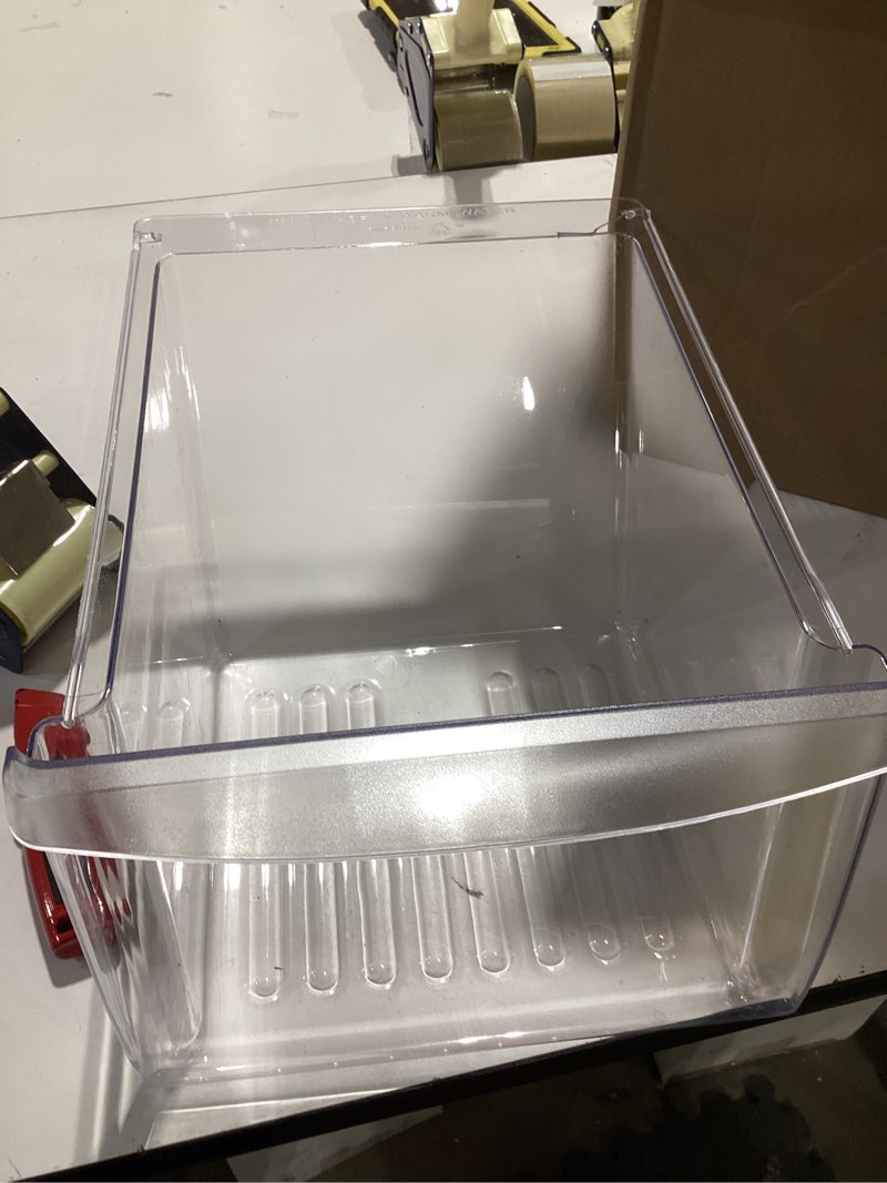 Smart Choice 240364503 Crisper Drawer Bin for Refrigerator Freezer - Clear, Frigidaire Drawer Replacement for 240364502 240364505 240364507 240364508, Fits Select Frigidaire & Kenmore Models