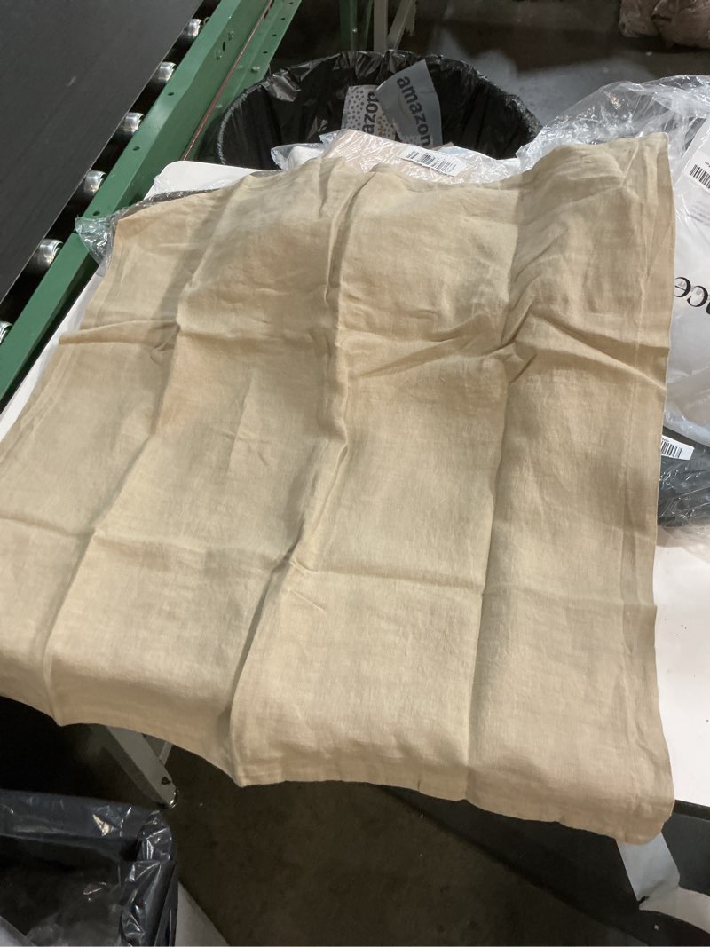 Condition photo showing As Is for quince european linen euro sham 1 pillowcase 26 in x 26 in