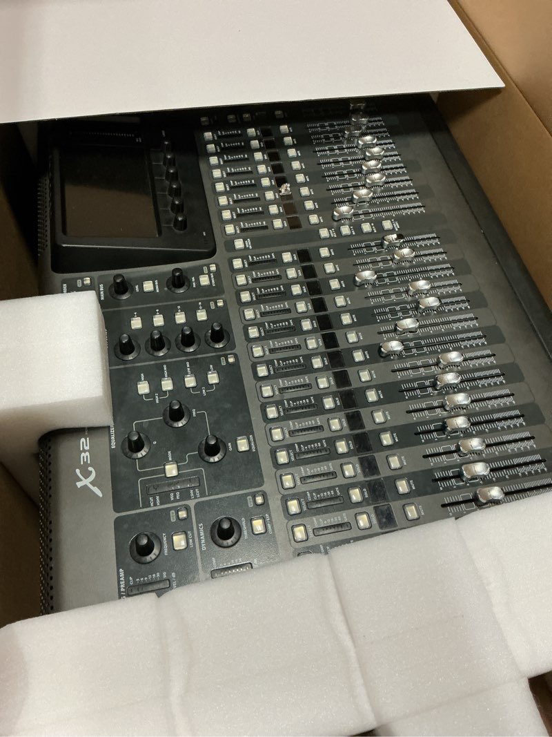 Condition photo showing As Is for Behringer 32 40-Input 25-Bus Digital Mixing Console, Black (X32) Digital Mixer X32