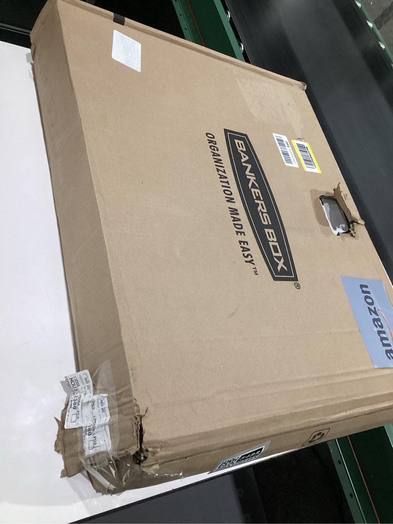 Condition photo showing New/Like New for Bankers Box 12 Pack Standard Duty File Storage Boxes, Standard Assembly, Removable Lid, Letter/Legal (0071301)