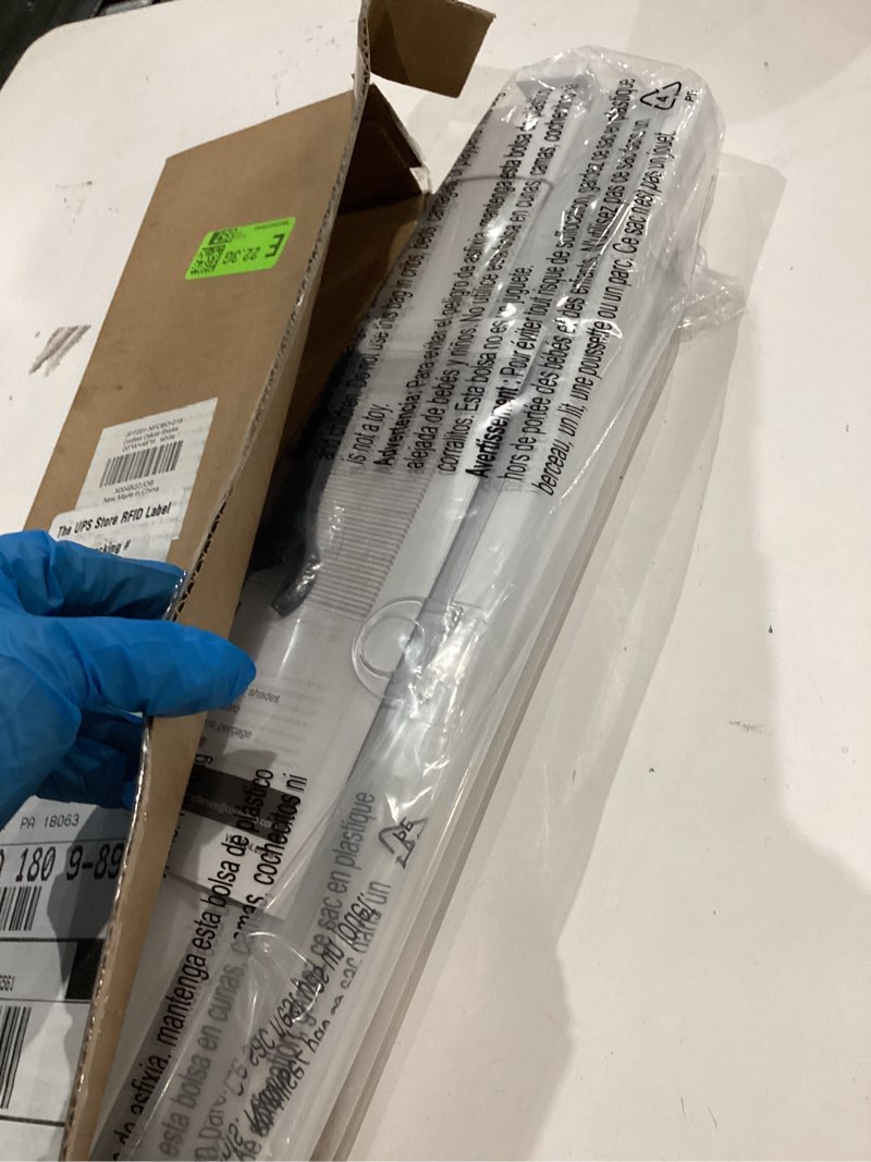 Condition photo showing Good Condition for lazblinds no tools no drill cordless cellular shades, blackout light blocking honeycomb shades for home, thermal insulation blinds for windows, 20" w x 48" h, white blackout-white 20" w x 48" h