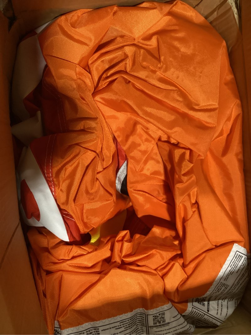 Condition photo showing Good Condition for possibly used airhead mable inflatable towable tube, 1-4 rider models, dual tow points, full nylon cover, eva foam pads, patented speed valve, boat tubes and towables
