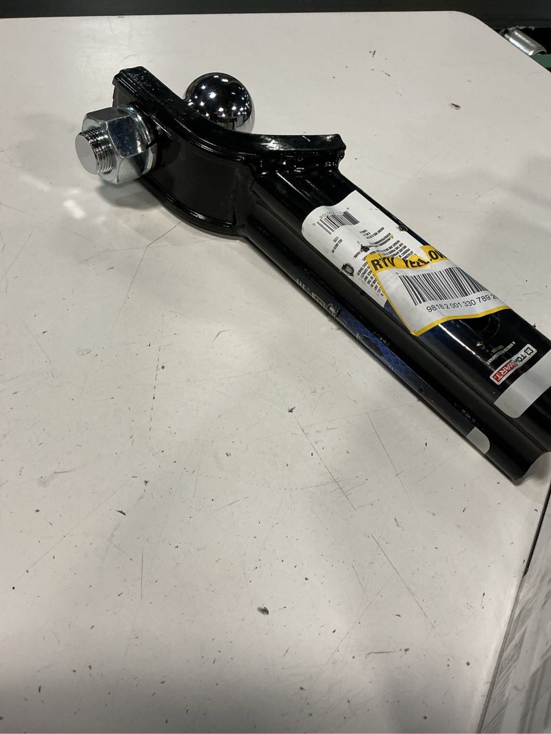 Condition photo showing Good Condition for class 3 5000 lb. "x" mount starter kit with 2 in. ball, 5/8 in. standard pin, 2 in. drop x 3/4 in. rise ball mount