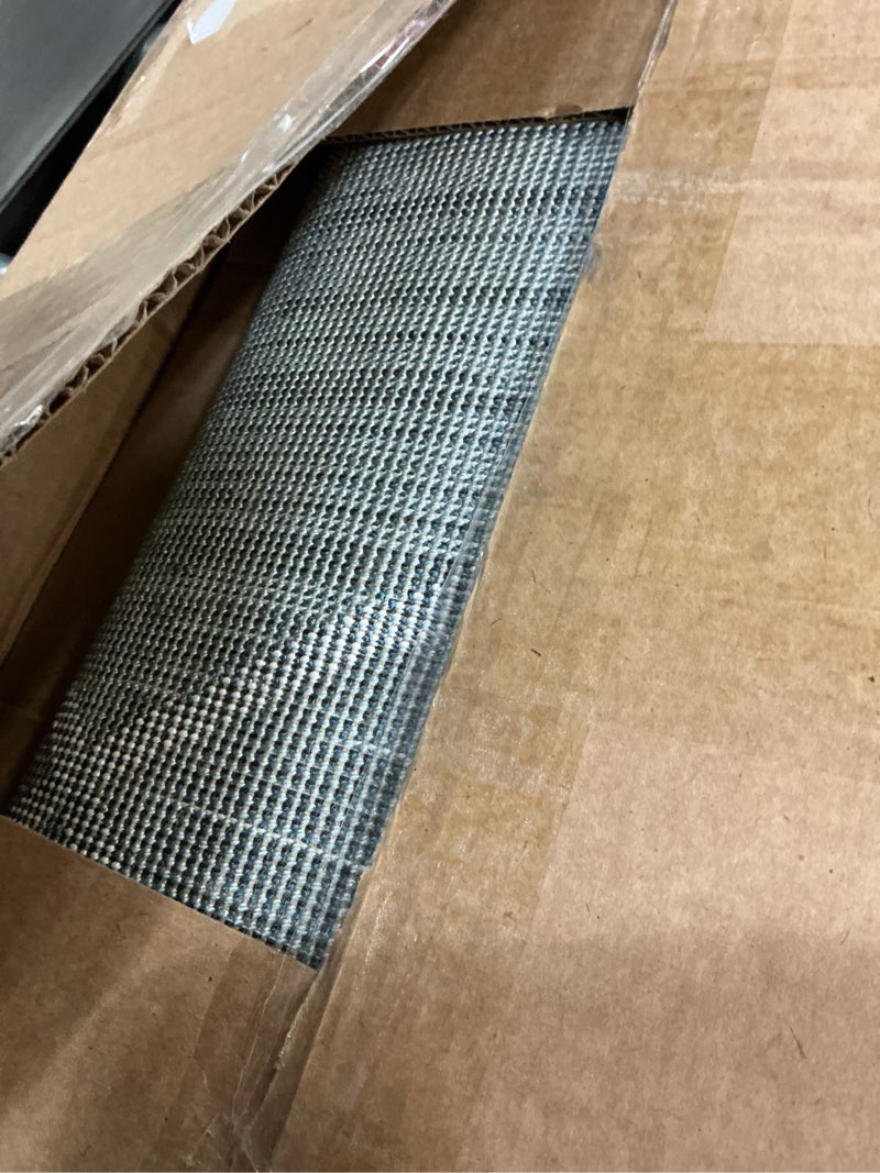 Condition photo showing Good Condition for jonathan y cole diamond trellis light blue/white runner rug 2x8, modern,contemporary,geometric,casual, easy-cleaning for living room,bedroom,kitchen,pet friendly,non-shedding (seu102c-28) light blue/white 2' x 8' (runner)