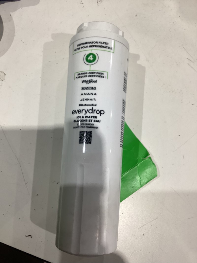 everydrop by whirlpool refrigerator water filter 4 (pack of 1, packaging may vary)