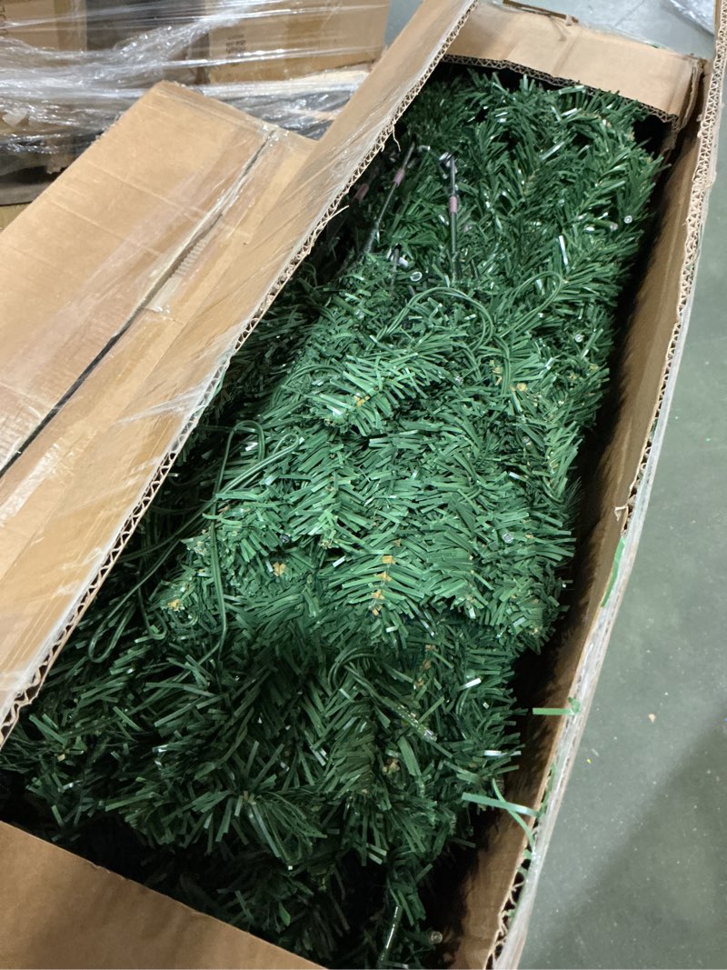 Condition photo showing Good Condition for Okicoler Pre-Lit Pencil Artificial Holiday Slim Christmas Tree with Warm (6.5ft)