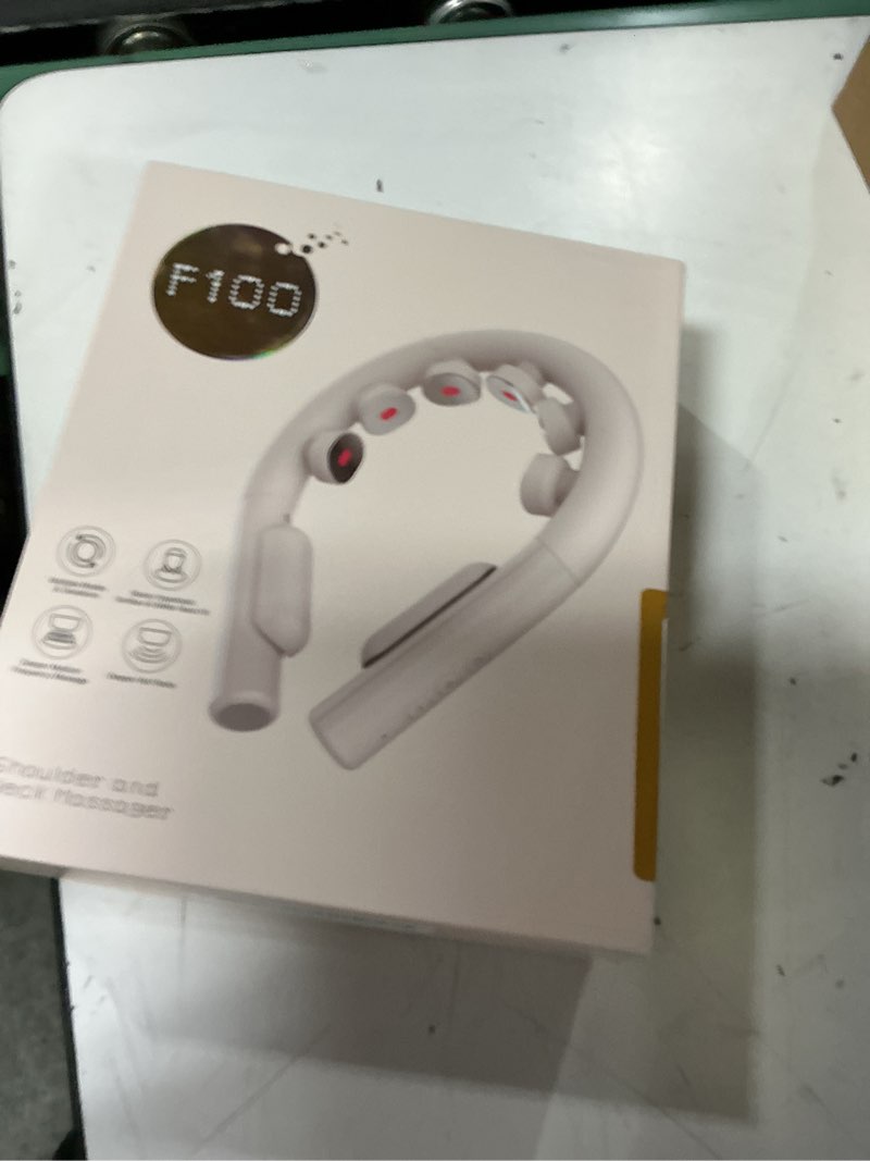 Condition photo showing New/Like New for aethereve neck massager with heat, intelligent neck massager for pain relief deep tissue, deep tissu