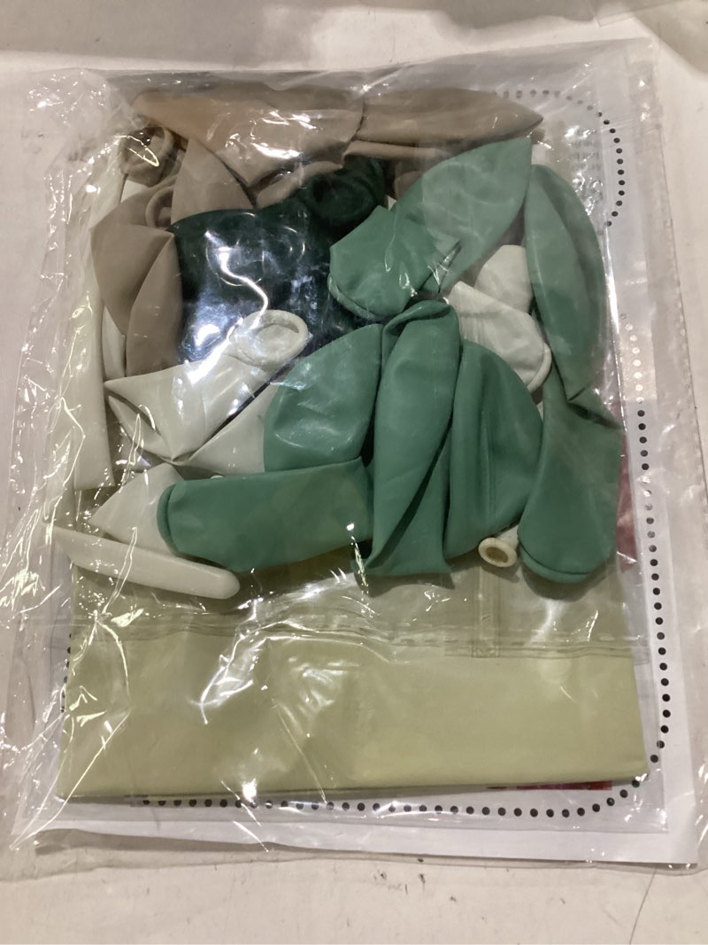 Condition photo showing New/Like New for hole-in-one birthday balloons - golf birthday balloon decorations, golf party tower set, white and green 1 aluminum foil balloon for sports party anniversary supplies