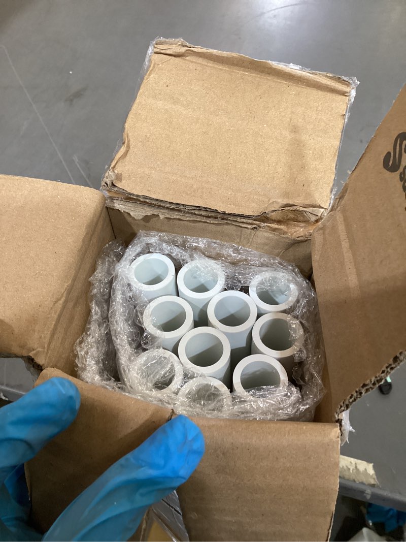 Condition photo showing New/Like New for sasylvia 10 pcs white pvc pipe diy projects sch40 furniture grade for home, greenhouse, garden, farm, workshop (1/2 inch,4 ft) 10 1/2 inch, 4 ft