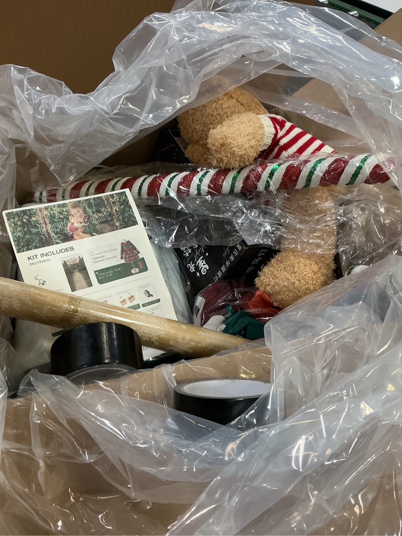 Condition photo showing Good Condition for Kate Christmas Themed Bundles for Kids Photography Room Set Includes 1 Backdrop & 9 Piece Set(Total of 10 Sets)