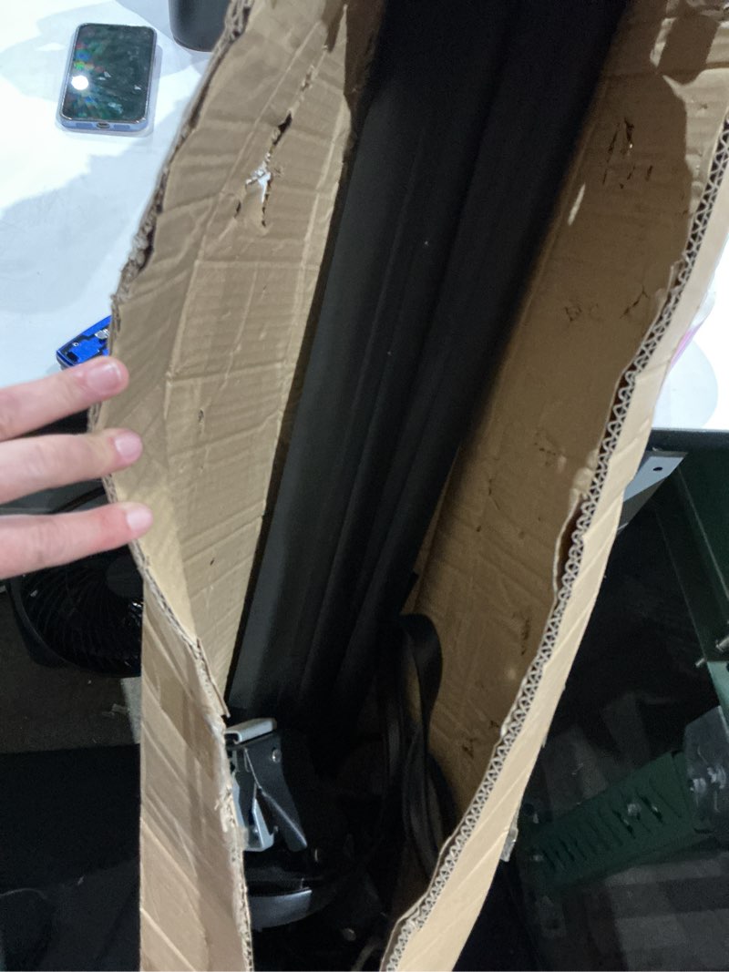 Condition photo showing As Is for roof rack crossbar, crossbar compatible with toyota prius adjustable roof rails with lock