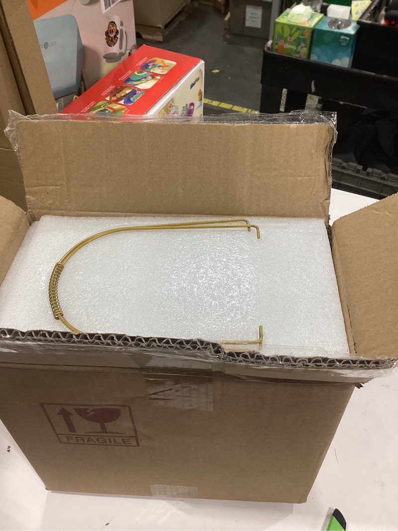 Condition photo showing New/Like New for 20 Pcs Porcelain Tea Set with Metal Holder, European Ceramic Tea Set for Adults, Adult Tea Set Gift, Flower Tea Cup Saucer Set for Party With Gold Flower Painting (Elegant Purple/500ml)