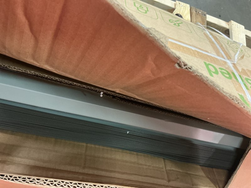 Condition photo showing As Is for Arrow Classic 10 ft. W x 14 ft. D Flute Grey(2 boxes for pick up)