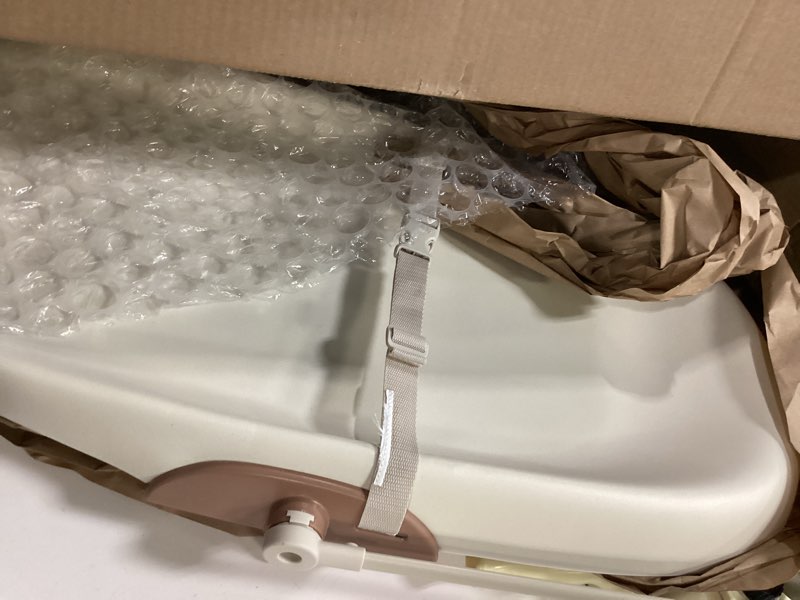 Condition photo showing Good Condition for Skip Hop Baby Changing Pad Nursery Style Wipe-Clean Contoured with Cushioned Foam, Non-Skid Base, Built-in Safety Belt & Tuck-Away Toy Bar, Oat 18" Oat