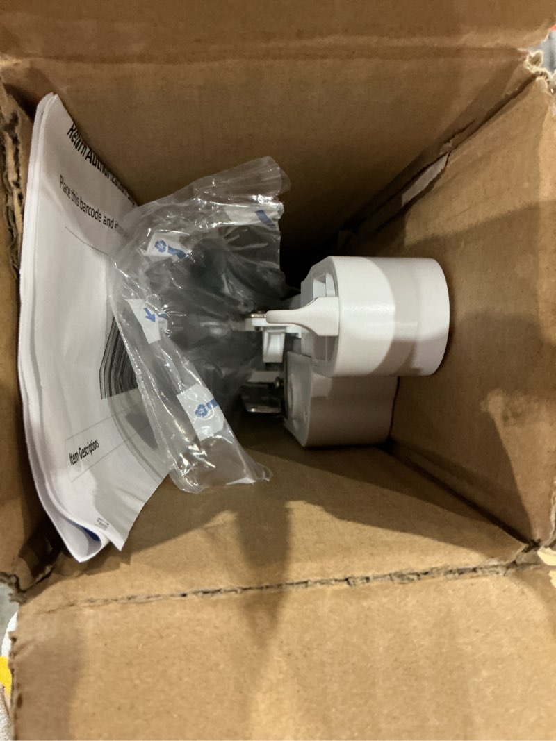 Condition photo showing As Is for osprey.life smart motorized curtain track, 71-130in, no-cut adjustable electric rail, ~33db quiet motor, remote & app control, alexa, google assistant & siri, ceiling/wall mount (center opening)
