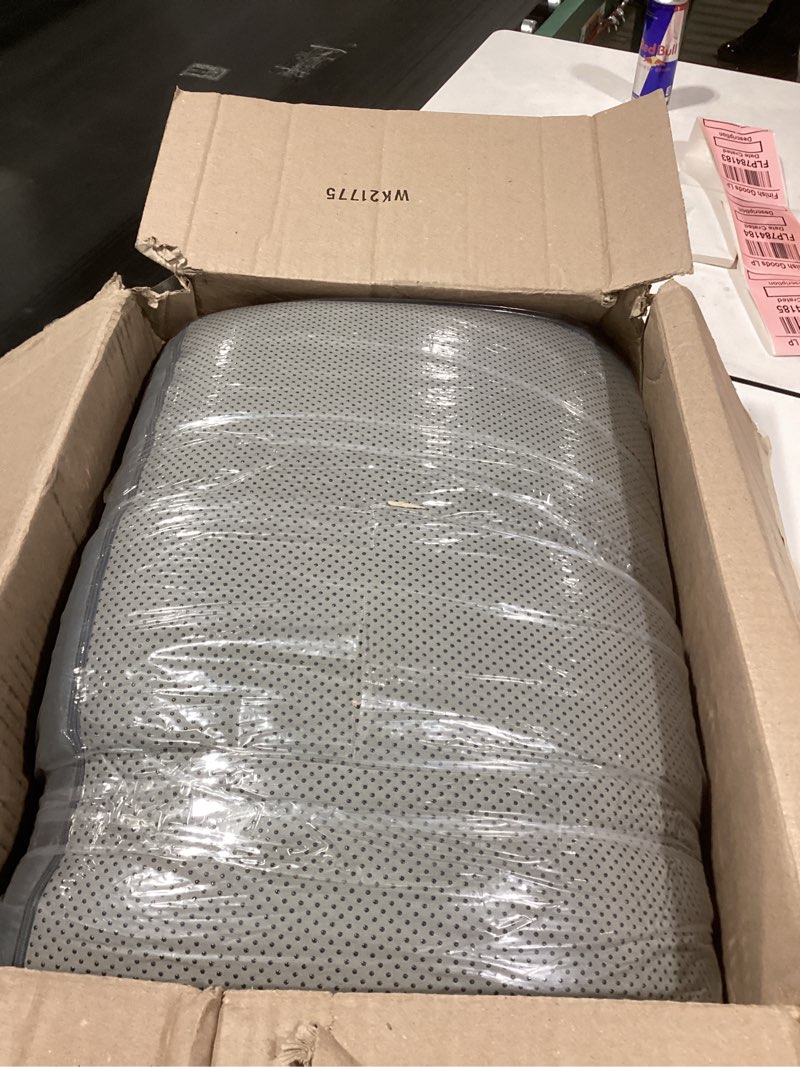 Condition photo showing Good Condition for Wedge Pillow for Sleeping, 12" Bed Wedge Pillow for After Surgery, Triangle Pillow Wedge for Heartburn, Acid Reflux, GERD, Back Pain Relief, Neck Pain, Soft & Cooling Memory Foam Top 24 x 24 x 12 inches Dark Grey