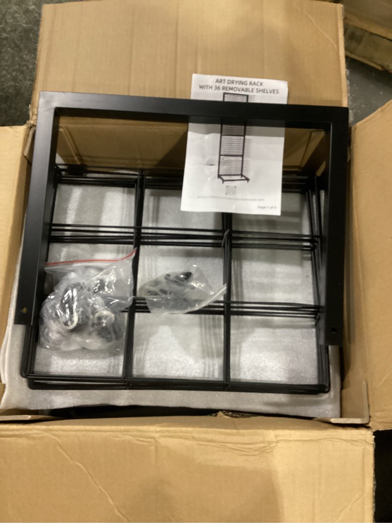 36 Tier Art Drying Rack with Shelves