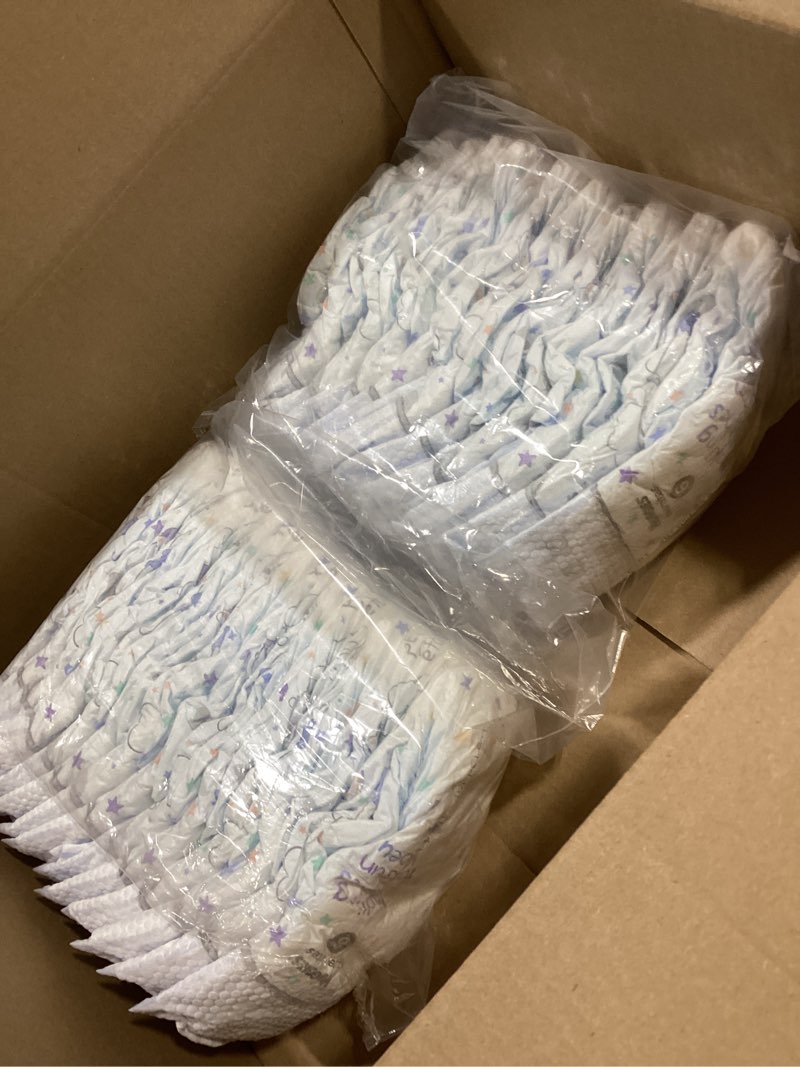 Condition photo showing As Is for huggies little snugglers size 1, 20 count similar not exact item  incomplete 