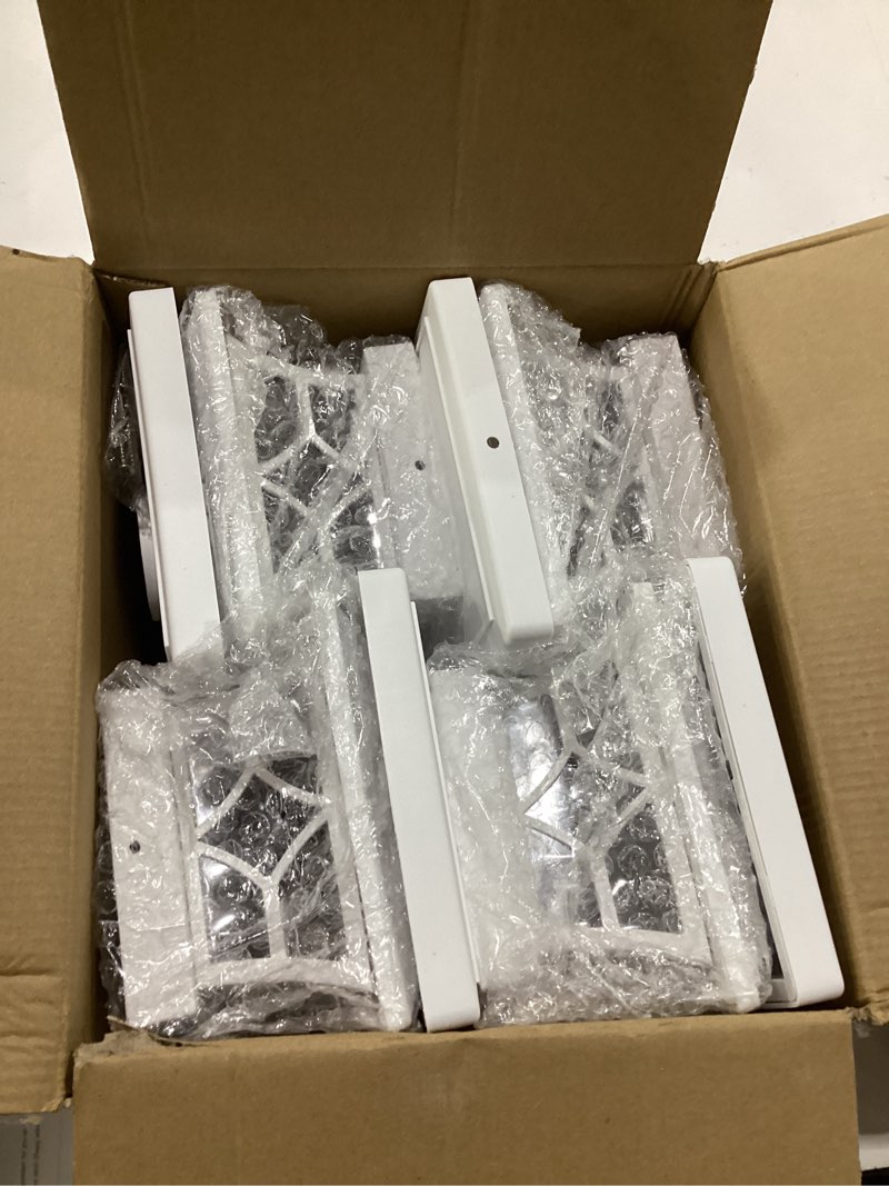 Condition photo showing New/Like New for aponuo solar post cap lights 4 pack with 1000mah battery - for 4x4 5x5 6x6 fences, larger size & longer lasting, 2-mode, ip64 waterproof, for deck patio yard (white) white 4 pack
