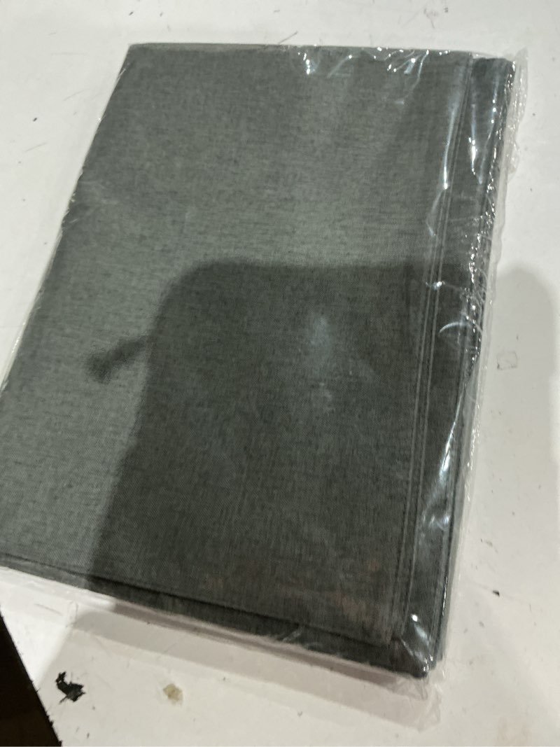 Condition photo showing Good Condition for cloth placemats set of 6, cotton linen blend machine washable durable linen table mats, heat resistant placemats wrinkle free place mats for dining table, easy to clean (dark grey, 6) dark grey 6
