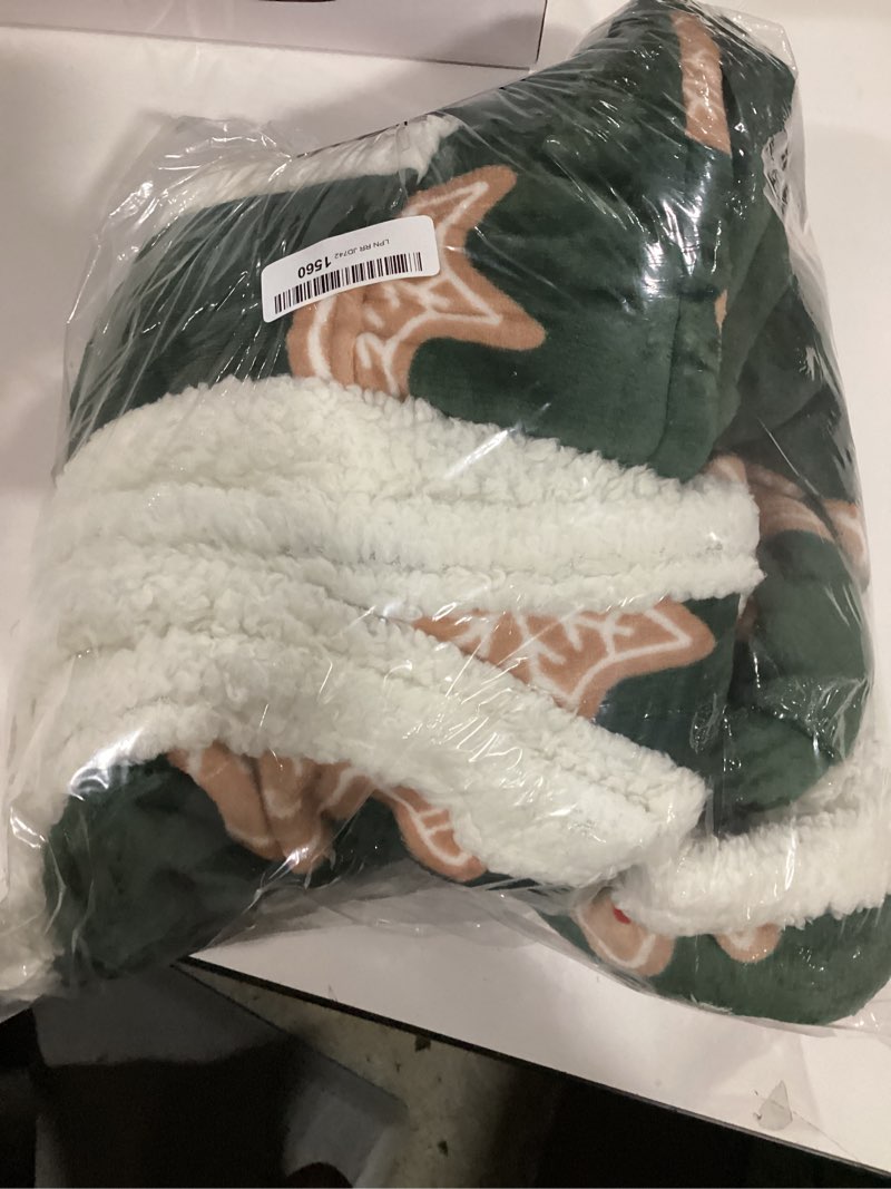 Bedsure Wearable Blanket Hoodie, Sherpa Hooded Blanket Printed for Adult & Kids as Gifts for Women, 