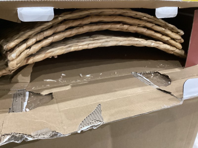 36in Large Christmas Tree Collar - Woven Hyacinth Tree Collars for Artificial Trees - Rattan Rustic 