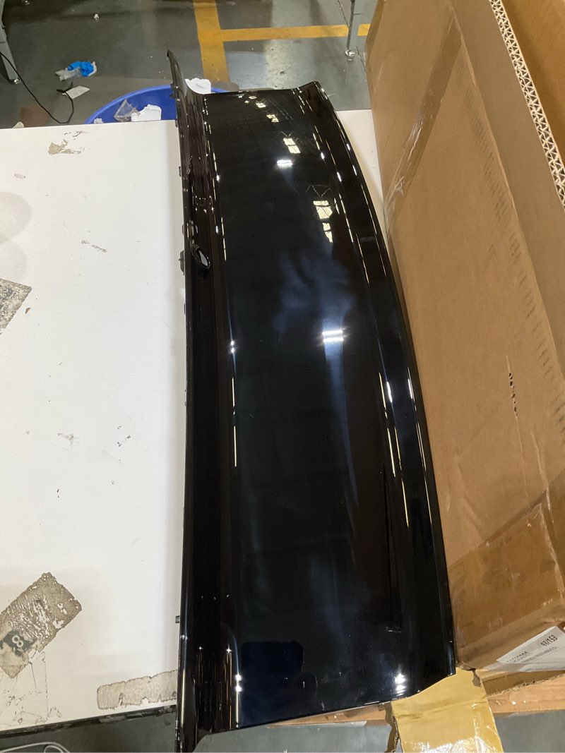 Condition photo showing Good Condition for trunk decklid cover panel gloss black for ford mustang 2015-2023, abs plastic rear deck spoiler lid, fm15gt- 4car-tgc fr3z-6342528-ca