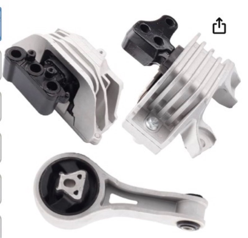 SHICHU Engine Motor Mount Compatible with 2011-2020 Journey 2.4L Replacement for A5686 A5754 A5687 S