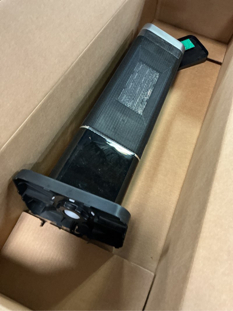 Condition photo showing As Is for Dumos 24inch Space Heaters for Indoor Use, Portable Heater with 3 Light Colors, Adjustable Thermostat with Remote, Tip-over Protection Up to 95°F, 60°Oscillation