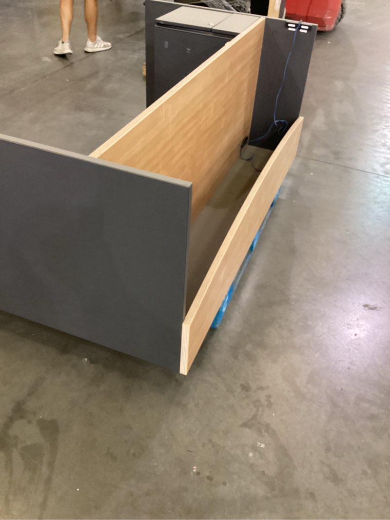 Gray desk