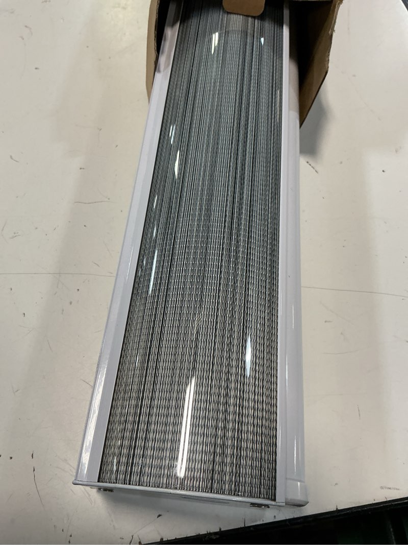 Condition photo showing Good Condition for window blind dual layer polyester zebra roller light filtering sheer shades window treatments privacy light control for day and night(w38 x h72(inch), grey) 38"w x 72"h grey