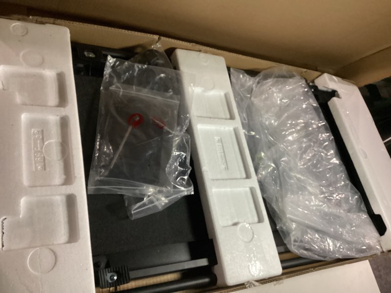 Condition photo showing Good Condition for CURSOR FITNESS 3-in-1 Walking Pad Treadmill with 15% Incline 0.6-6.2MPH Foldable Quiet Walking Pad for Home Office 2.5HP Under Desk Compact Treadmill with 300LBS Capacity 15% Incline 6.2MPH Black