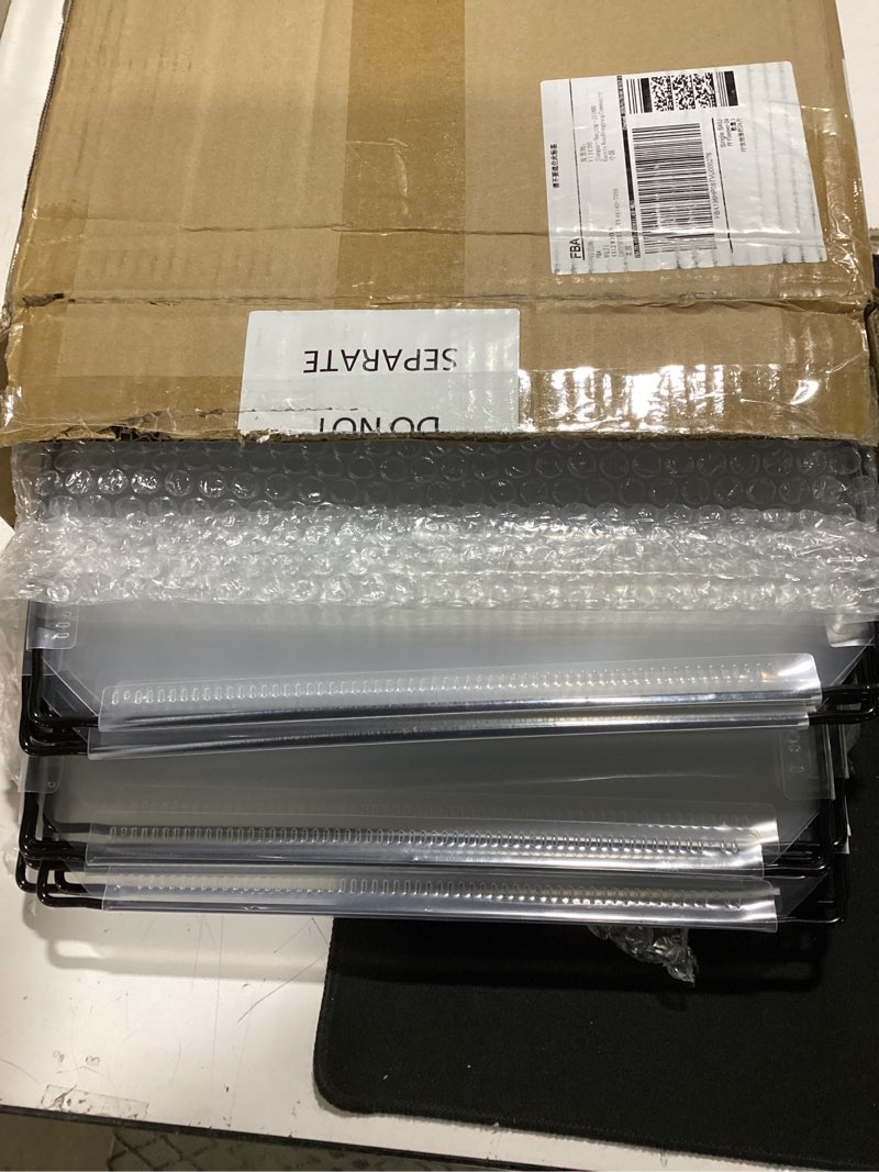 Condition photo showing Good Condition for 24 panels portable small animals playpen,48"x 24"x 28" transparent pet playpen,portable plastic enclosure,puppy play pen for indoors outdoor pet fence for guinea pigs,bunny,ferrets,hamsters,hedgehogs 24 panels - 48"l x 24"w x 28"h transparent