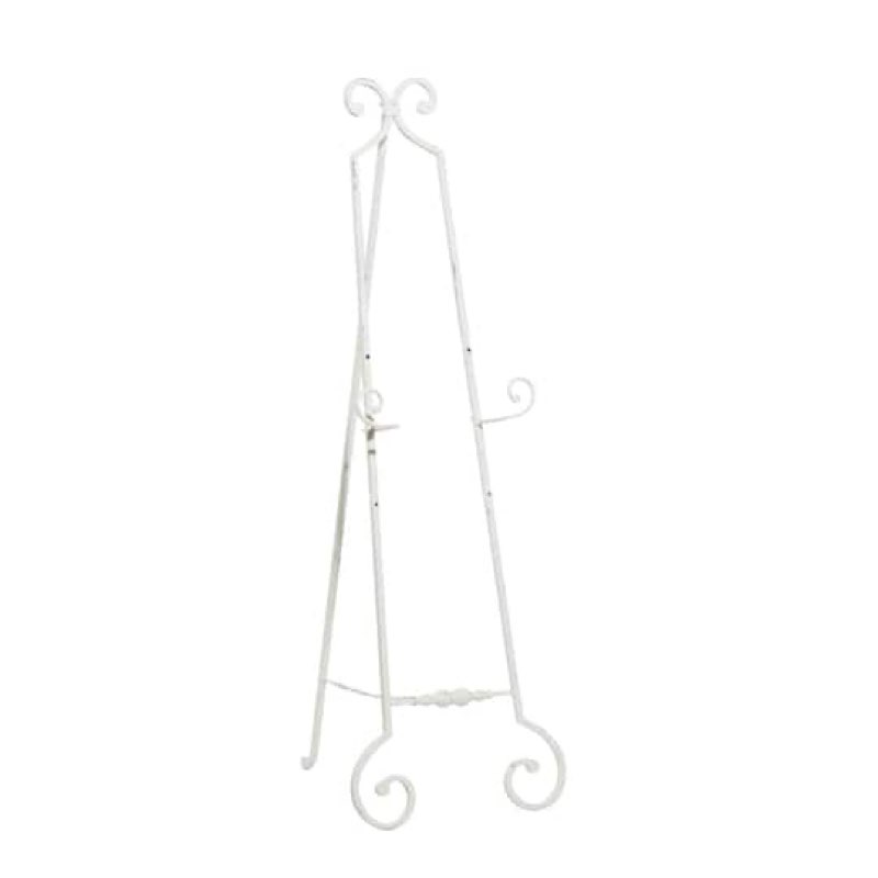 Set of 2 Metal Easels White (similar to stock photo)