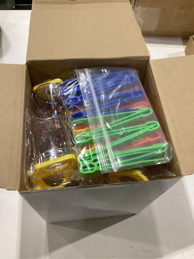 Condition photo showing New/Like New for halloscume 24 pack insect bug viewer kit for kids with tweezers explorer outdoor set bug catcher containers for insects magnifying insect box observation kit for science nature exploration collecting