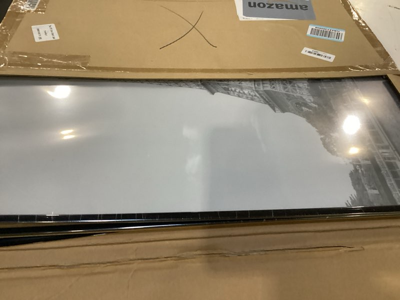 Condition photo showing Good Condition for upsimples 24x30 poster frame black 3 pack, scratch-proof picture frames 24 x 30 for photo gallery - slide-in strips, horizontal or vertical wall mounting black 24x30