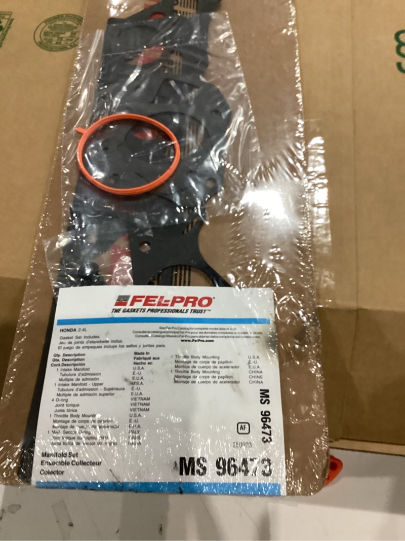 Condition photo showing Good Condition for fel-pro ms 96473 engine intake manifold gasket set for honda accord