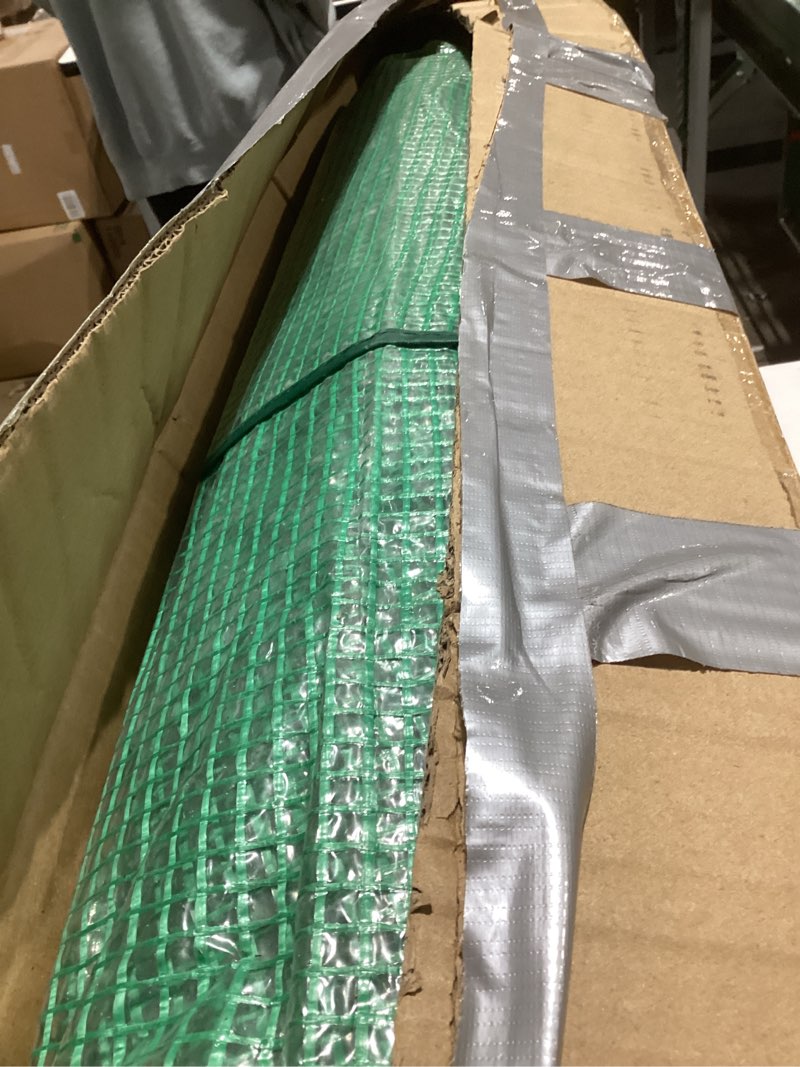Condition photo showing Good Condition for vivosun 10x7x7 ft. large walk in greenhouse, greenhouse tunnel, garden plant hot house with green pe cover, roll-up zipper door and window for outdoor green pe 10x7x7ft
