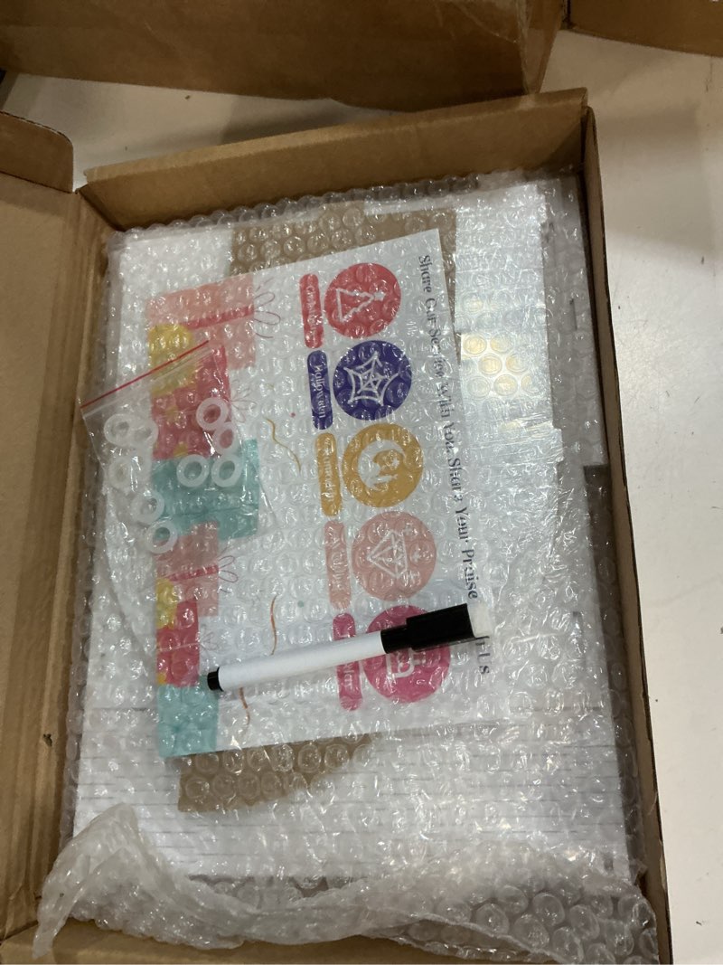 Condition photo showing Good Condition for ourwarm white arched wedding card boxes for reception, acrylic card box with writable green standee & erasable pen, large cards box for wedding reception party birthday graduation baby shower decor