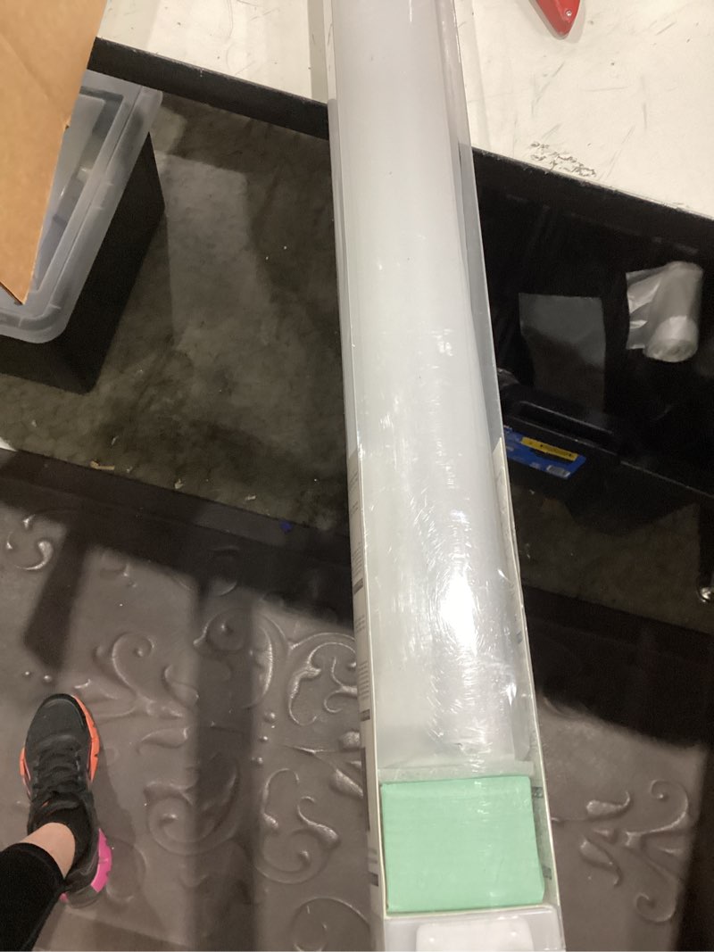 Condition photo showing Good Condition for cordless roller shades 100% blackout blinds for windows and doors, pull down room darkening window shades, easy to install for home and office, white, fixed 75 inches high, 46 inches width white 46"w x 75"h