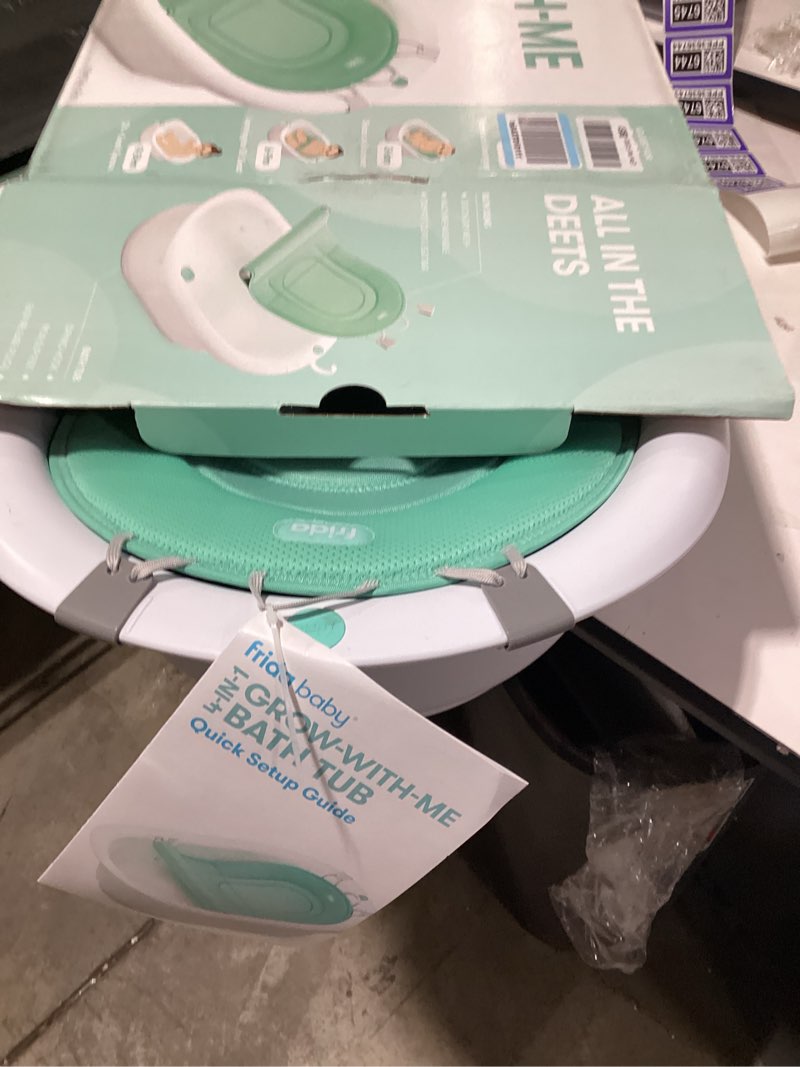 Condition photo showing Good Condition for Frida Baby 4-in-1 Grow-with-Me Baby Bathtub, Baby Tub for Newborns to Toddler with Removable Bath Seat & Backrest for Bath Support in Tub