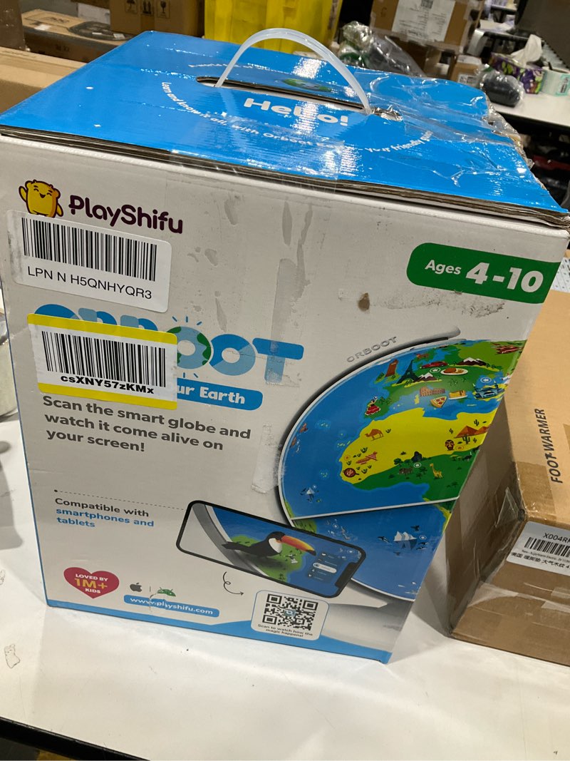 Condition photo showing As Is for PlayShifu Globe for Children – Orboot Earth: Interactive Kids Globe with 1000+ Facts on Animals, Places & Monuments | Tech-Powered Learning Toy & STEM Gift for Kids Ages 4–10