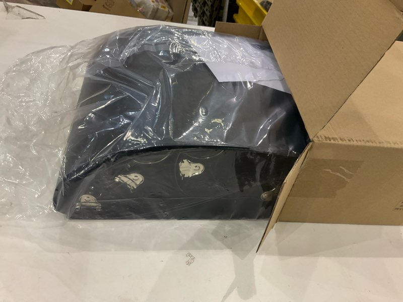 Condition photo showing New/Like New for Henoyso 6 Pcs Plastic 2'' Mini 3 Ring Binders, 375 Sheets Capacity Fits 5.5 x 8.5 Paper, Small Black Flexible Three Round Rings View Binders Bulk for School, Office Use, Photo Album Pages