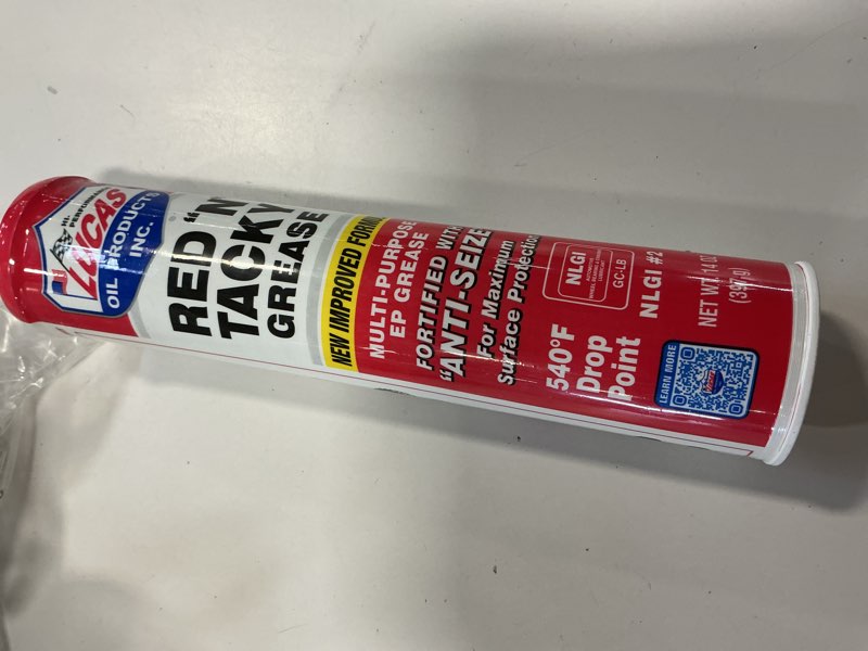 Condition photo showing New/Like New for Lucas Oil 10005 Red N Tacky Grease - 14 Ounce Cartridge (Pack of 10) 14 Ounce 10 Pack