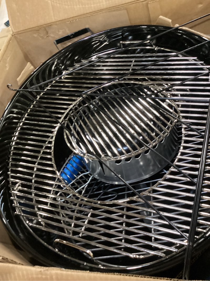Condition photo showing Good Condition for weber master-touch charcoal grill, 22-inch, slate blue slate blue grill only