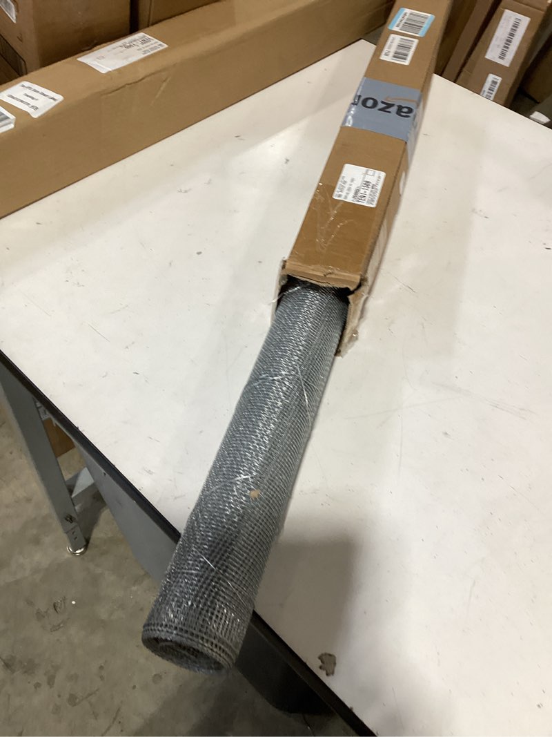 Condition photo showing As Is for 36in x 10ft hardware cloth 1/8 inch 27ga hot dipped galvanized after welding, chicken coop wire fence, welded metal fencing roll mesh for bee screen garden plant poultry animal netting cage