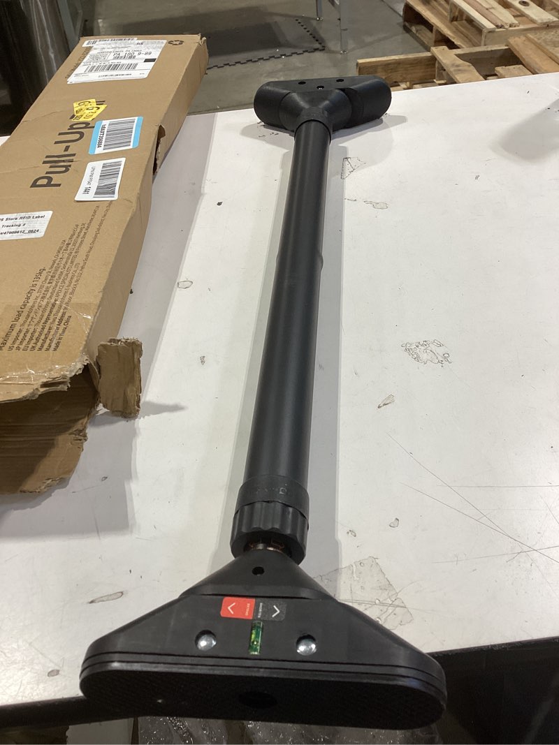 Condition photo showing As Is for Sportneer Pull Up Bar: Strength Training Chin up Bar without Screws - Adjustable 29.5''-37'' Width Locking Mechanism Pull-up Bar for Doorway - Max Load 440lbs for Home Gym Upper Body Workout, Non-slip