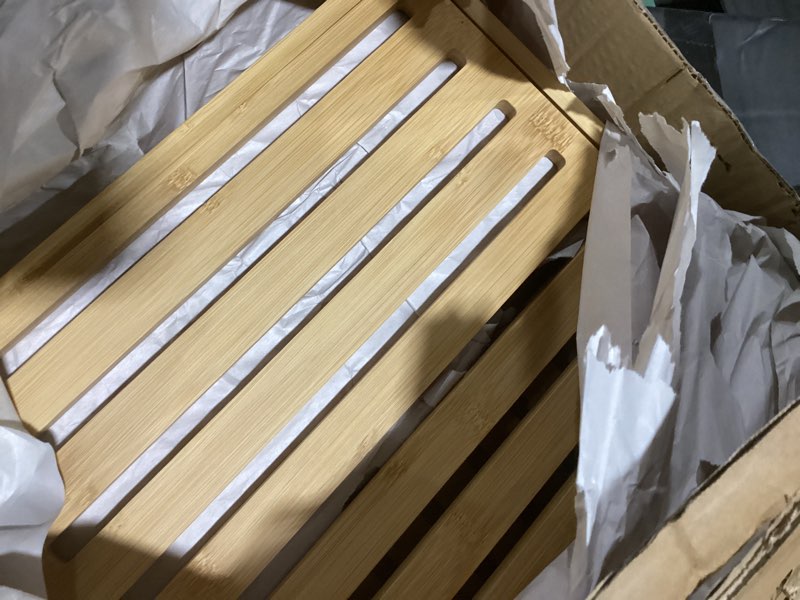Condition photo showing Good Condition for Bread Slicer for Sourdough Rounds, Bread Slicing Guide for Homemade Bread, Wide Bamboo Base for Artisan Loaves, Compact Design, Doubles as Serving Tray (No Knife)